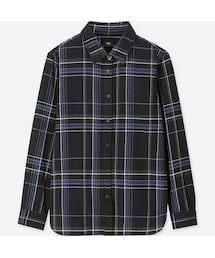 UNIQLO | フランネルチェックシャツ（長袖）(シャツ/ブラウス)
