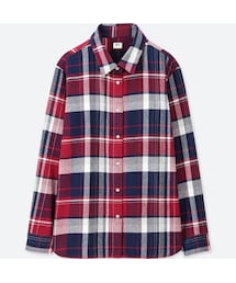 UNIQLO | フランネルチェックシャツ（長袖）(シャツ/ブラウス)