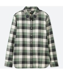 UNIQLO | フランネルチェックシャツ（長袖）(シャツ/ブラウス)