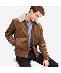 UNIQLO | スウェードタッチリブブルゾン(ブルゾン)