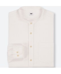 UNIQLO | フランネルスタンドカラーシャツ（長袖）(シャツ/ブラウス)