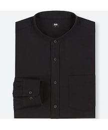 UNIQLO | フランネルスタンドカラーシャツ（長袖）(シャツ/ブラウス)