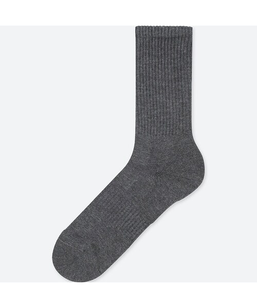 UNIQLO（ユニクロ）の「パイルソックス（ソックス/靴下・メンズ・BLACK 09/OFF WHITE 01/DARK GRAY 08/NAVY 69・25-27/27-29）」の3枚目の写真