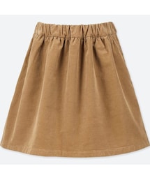 UNIQLO | GIRLS コーデュロイフレアスカート(スカート)