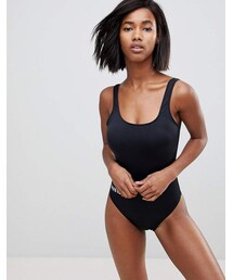 Calvin Klein | Calvin Klein Logo One Piece Swimsuit(水着)
