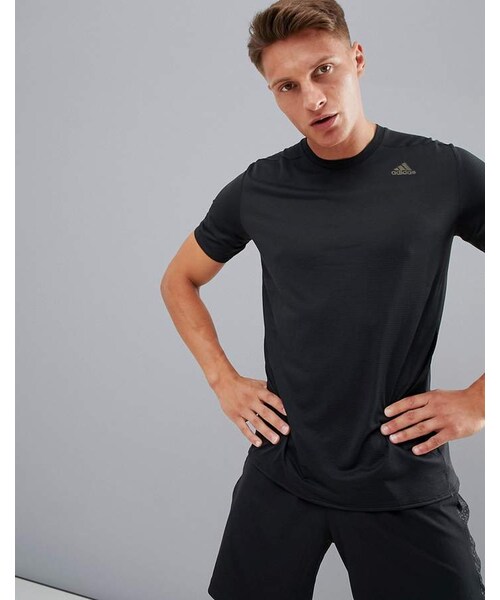 adidas（アディダス）の「Adidas adidas Running Supernova T-Shirt In Black CZ8725（Tシャツ/カットソー）」  - WEAR