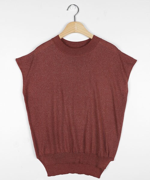 DHOLIC(ディーホリック)の「ショートスリーブニット(ニット/セーター・レディース・グリーン/ブラック/ブラウン/ベージュ・FREE)」の3枚目の写真