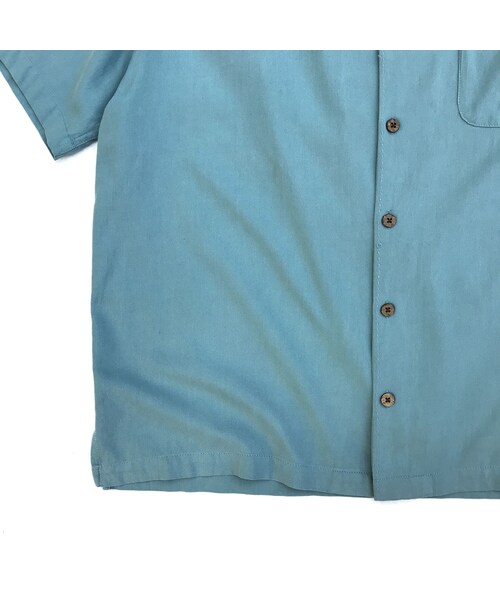Vintage Clothing(ヴィンテージクロージング)の「S/S Open Collar Silk Shirt / Mint / Used(シャツ/ブラウス・メンズ・その他)」の4枚目の写真