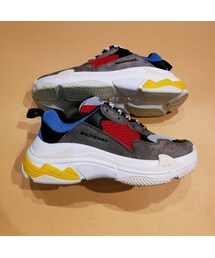 BALENCIAGA | BALENCIAGA バレンシアガ Off-White オフホワイト スニーカー メンズ　レディース レザー ローカット 送料無料　２０１８新作(スニーカー)