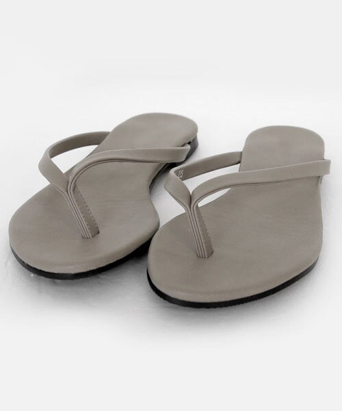 DHOLIC（ディーホリック）の「2TYPEフリップフロップサンダル（サンダル・レディース・ブラック/ホワイト/ベージュ/パープル/グレー/ピンク・225/230/235/240/245/250）」の3枚目の写真