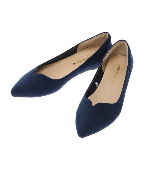 AMERICAN HOLIC(アメリカンホリック)の「フラットポインテッドパンプス(シューズ・ブラック/レッド/グレーベージュ/マスタード/カーキ/ライトブルー/ネイビー/パープル・S/M/L)」の13枚目の写真