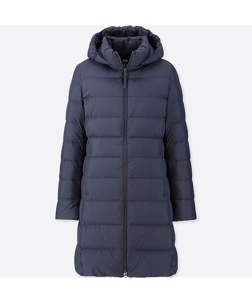 UNIQLO C フーデットコートM ロシアンブルー UNIQLO C フーデット