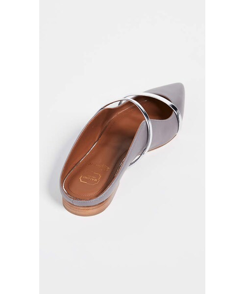 Malone Souliers（マローン・スリアーズ）の「Malone Souliers Maureen Flat Mules（シューズ・レディース・Silver・35/36/36.5/37/37.5/38.5/39/39.5/40/41）」の2枚目の写真
