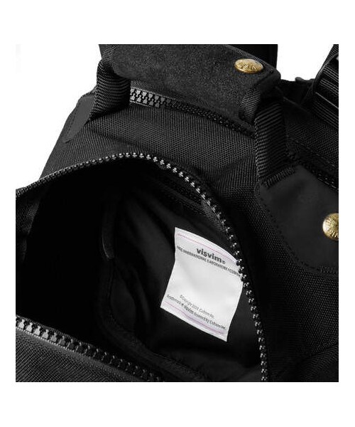 VISVIM(ビズビム)の「visvim Suede-Trimmed Cordura Nylon Backpack(バックパック/リュック・メンズ・Black・One Size)」の3枚目の写真