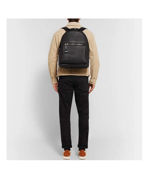 TOM FORD（トム フォード）の「TOM FORD Buckley Pebble-Grain Leather