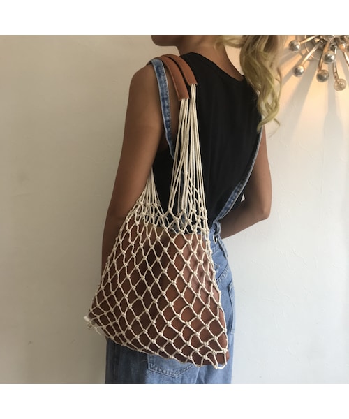 no brand（ノーブランド）の「あみあみバッグ【¥7590→¥4969