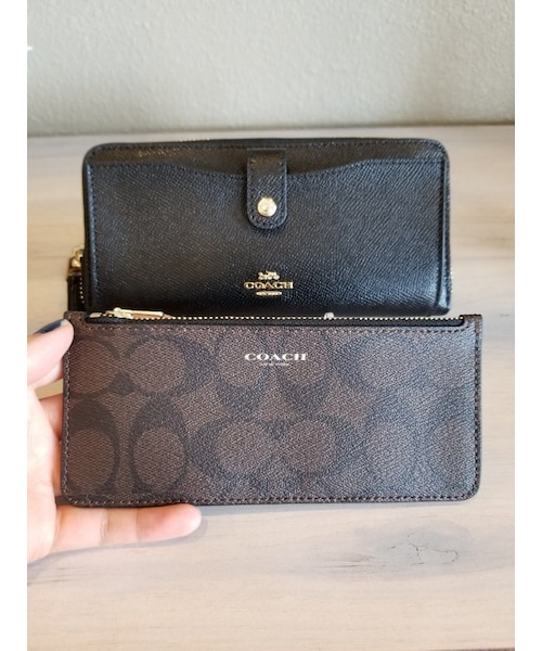 COACH（コーチ）の「【即発◇3-5日着】COACH◇ポーチ付き◇多目的長 