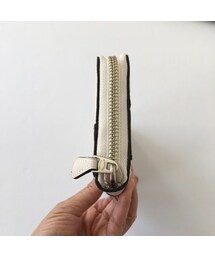 コーチ　長財布　パッチワークデザイン COACH コーチ パッチワーク ラウンド 長財布 ネイビー カーフ