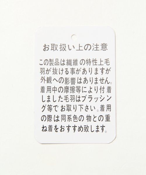 JEANASIS(ジーナシス)の「ボアフードZIPコート(ジャケット/アウター・レディース・ブラック/ライトベージュ・FREE)」の11枚目の写真