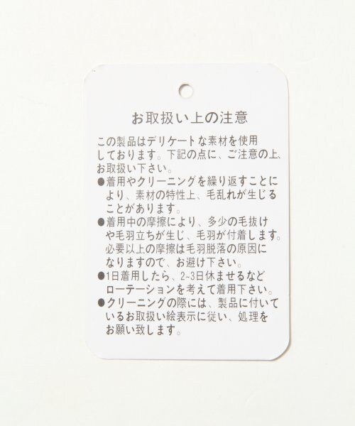 JEANASIS(ジーナシス)の「ボアフードZIPコート(ジャケット/アウター・レディース・ブラック/ライトベージュ・FREE)」の12枚目の写真