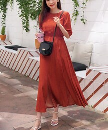 DHOLIC | ウエストゴムドットワンピース(ワンピース)