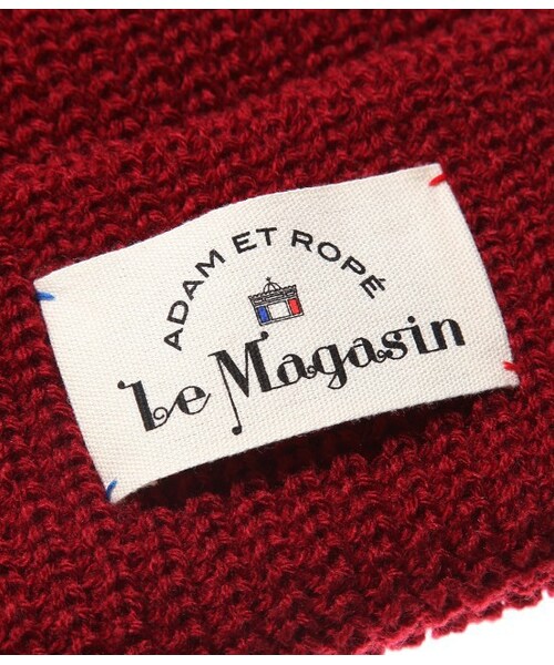 Adam et Rope' Le Magasin(アダムエロペルマガザン)の「ニット帽(帽子・グレー/イエロー/ワイン/ブルー・F)」の10枚目の写真