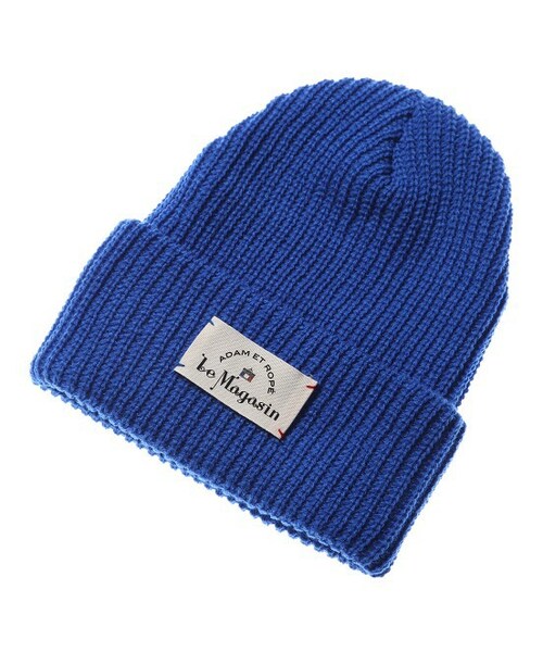 Adam et Rope' Le Magasin(アダムエロペルマガザン)の「ニット帽(帽子・グレー/イエロー/ワイン/ブルー・F)」の2枚目の写真