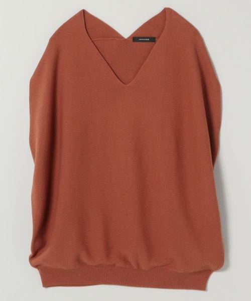 JEANASIS（ジーナシス）の「14GガーターフレンチVSS（トップス・ブラック()/アイボリー()/ブラウン()）」の3枚目の写真