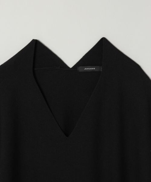 JEANASIS（ジーナシス）の「14GガーターフレンチVSS（トップス・ブラック()/アイボリー()/ブラウン()）」の8枚目の写真