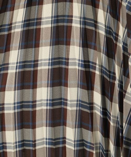 JEANASIS(ジーナシス)の「チェックプリーツスカート(スカート・ベージュ系その他()/ブラウン系その他())」の7枚目の写真