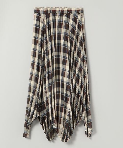 JEANASIS(ジーナシス)の「チェックプリーツスカート(スカート・ベージュ系その他()/ブラウン系その他())」の3枚目の写真