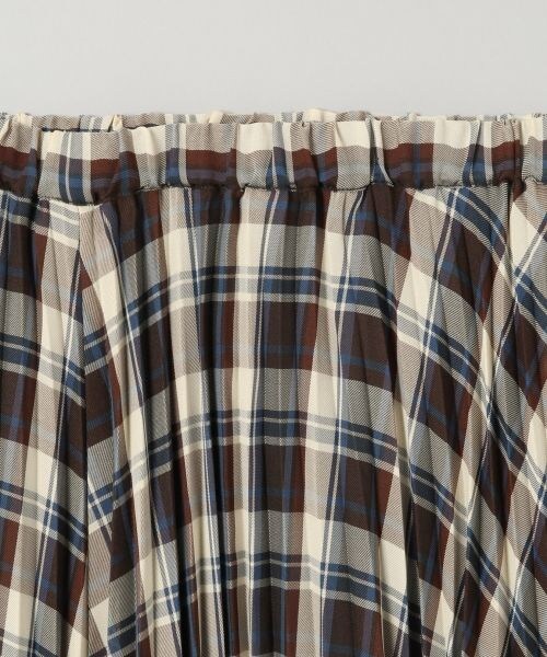 JEANASIS(ジーナシス)の「チェックプリーツスカート(スカート・ベージュ系その他()/ブラウン系その他())」の4枚目の写真