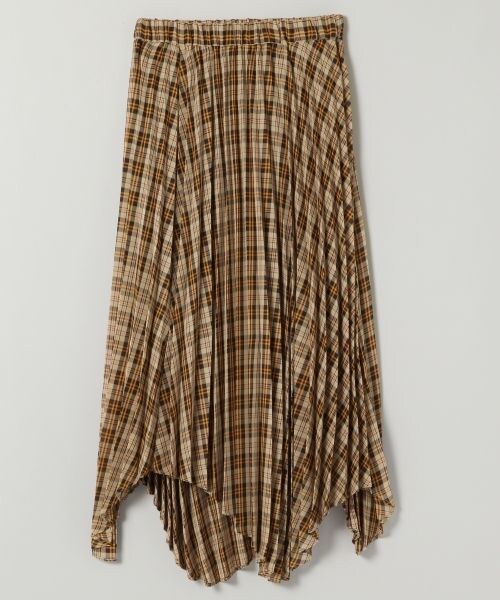 JEANASIS(ジーナシス)の「チェックプリーツスカート(スカート・ベージュ系その他()/ブラウン系その他())」の1枚目の写真