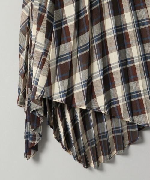 JEANASIS(ジーナシス)の「チェックプリーツスカート(スカート・ベージュ系その他()/ブラウン系その他())」の5枚目の写真