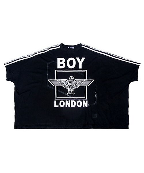 BOYLONDON★即発送!★感謝商品を追加でお送りします。 BOY LONDON LOGO SWEAT BLACK×GOLD【AFJ-2102-SWB02】