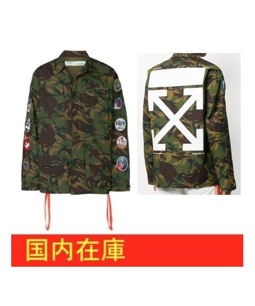 m4151 オフ ホワイト カモフラージュ 迷彩 花柄 ジャケット 36 off white（オフホワイト）の「関税送料込 off white 迷彩 ジャケット