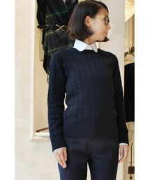 極美品✨Deuxieme Classe カシミヤ ケーブル ニット セーター 20131213195136398_215.jpg