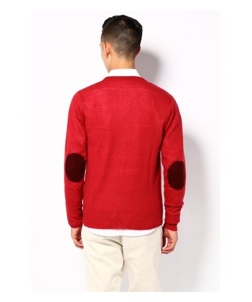 B.C STOCK（ベーセーストック）の「パッチロールカーデ（カーディガン・メンズ・グレー/ピンク/ブルー・38/40/42）」の6枚目の写真