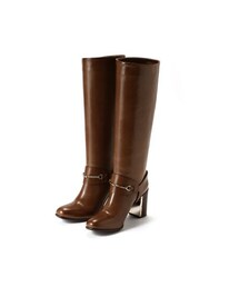 美品 Deuxieme Classe購入 サルトル ビット付ミラーヒールブーツ Deuxieme Classe（ドゥーズィエムクラス）の「SARTORE ビット付き8CM