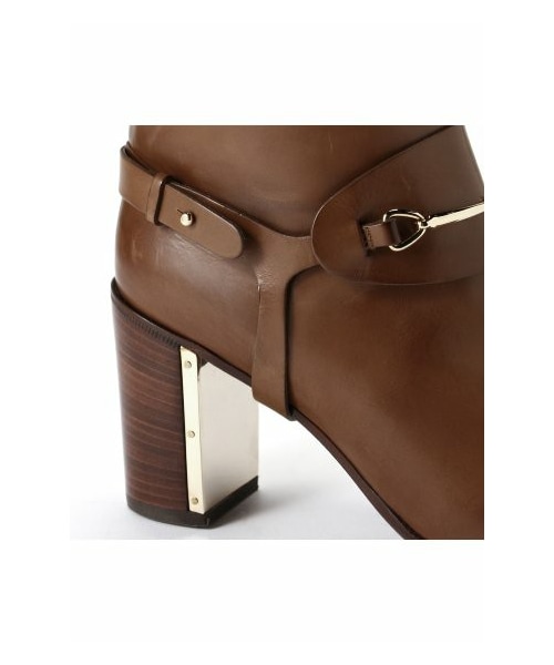 美品 Deuxieme Classe購入 サルトル ビット付ミラーヒールブーツ Deuxieme Classe（ドゥーズィエムクラス）の「SARTORE ビット付き8CM