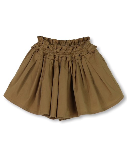 BRANSHES（ブランシェス）の「キュロットスカート（スカート・キッズ・レッド/ダークグリーン/キャメル・90～150）」の2枚目の写真