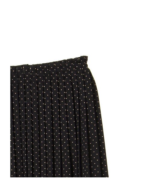 earth music&ecology（アースミュージックアンドエコロジー）の「・すきな丈プリーツスカート(ミモレ)（スカート・ブラック/ボルドー/マスタード/ネイビー/ダークグリーン/ピンクベージュ/ドット/フラワー・F）」の4枚目の写真