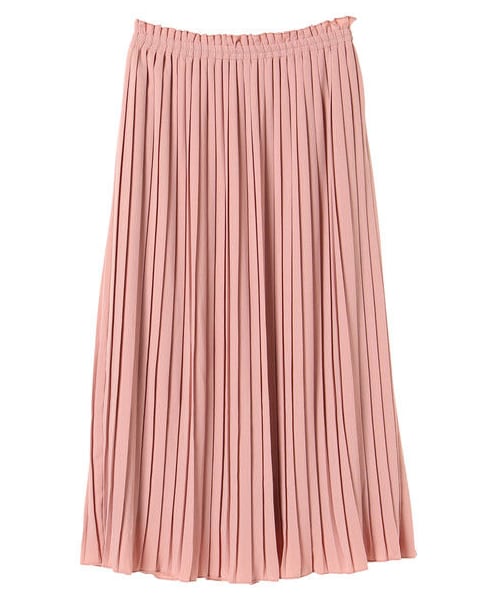 earth music&ecology（アースミュージックアンドエコロジー）の「・すきな丈プリーツスカート(ミモレ)（スカート・ブラック/ボルドー/マスタード/ネイビー/ダークグリーン/ピンクベージュ/ドット/フラワー・F）」の11枚目の写真