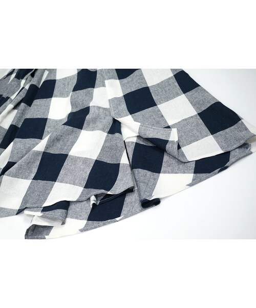 TEVALT(ヴァレット)の「Titilate Valet ビッグチェック ランダムヘム スカート〔67687〕(スカート・レディース・その他)」の5枚目の写真