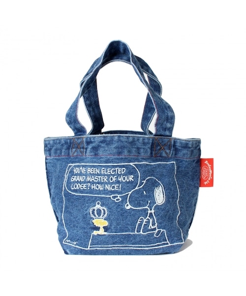 BOOFOOWOO（ブーフーウー）の「刺繍ランチトートBAG（PEANUTS SNOOPY 