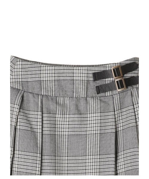 earth music&ecology(アースミュージックアンドエコロジー)の「チェックキルトスカート(スカート・ブラック/レッド/ブラウン/グリーン・S/M)」の3枚目の写真