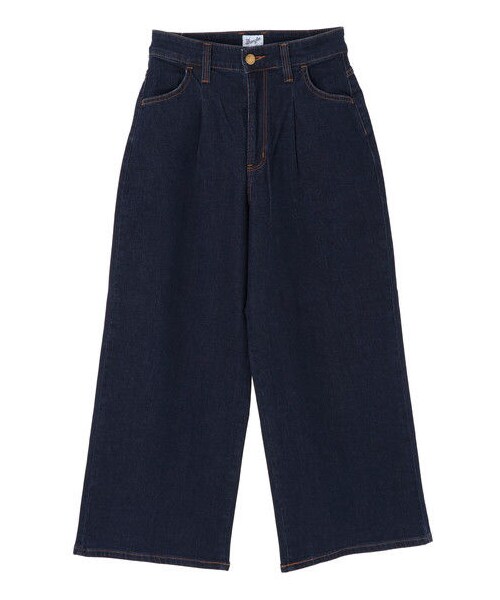 Green　Parks（グリーンパークス）の「WR ワイドデニムパンツ（パンツ・インディゴ/ミディアムインディゴ・M/L）」の7枚目の写真