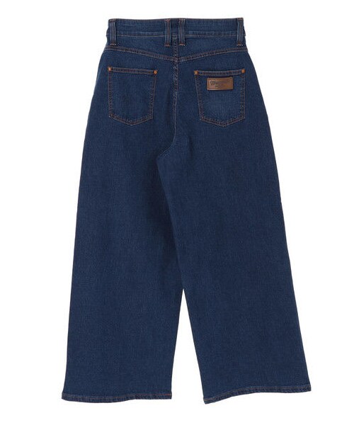 Green　Parks（グリーンパークス）の「WR ワイドデニムパンツ（パンツ・インディゴ/ミディアムインディゴ・M/L）」の2枚目の写真