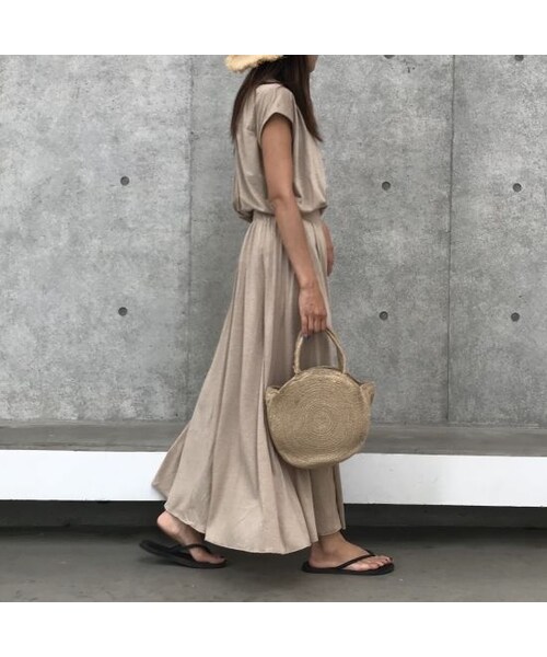 copine（コピン）の「ゆるてろ素材！フレアマキシスカート/ロングスカート(3color)【クリックポスト対象商品】（スカート・レディース・その他）」の5枚目の写真