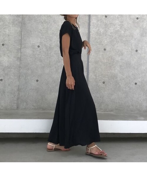 copine（コピン）の「ゆるてろ素材！フレアマキシスカート/ロングスカート(3color)【クリックポスト対象商品】（スカート・レディース・その他）」の13枚目の写真